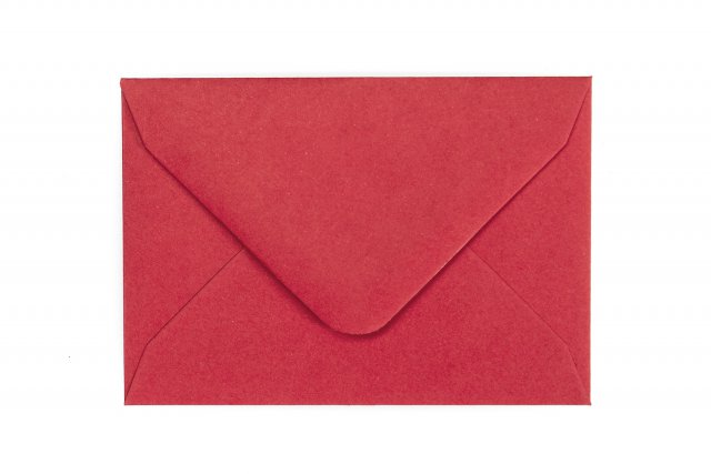 Enveloppes 65x94mm, Rouge
