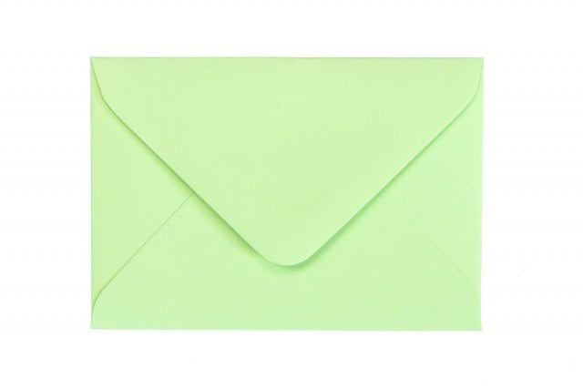 Enveloppes 65x94mm, Vert Clair