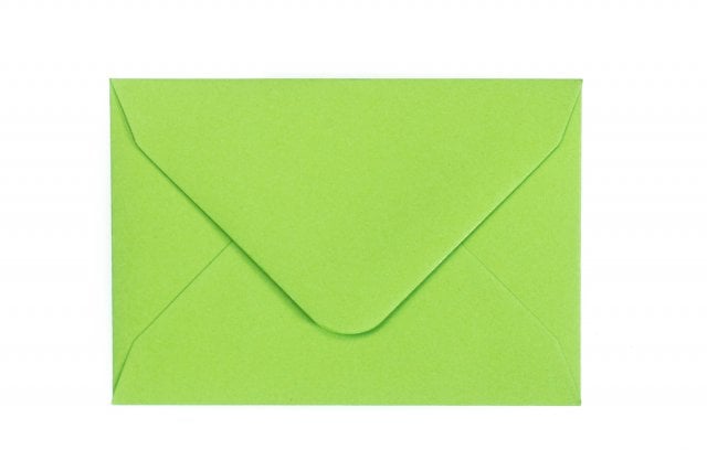 Enveloppes 65x94mm, Vert