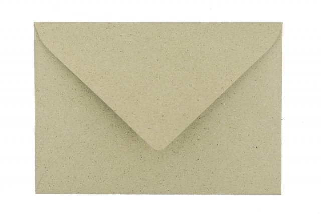 Enveloppes DIN C7, papier à l'herbe