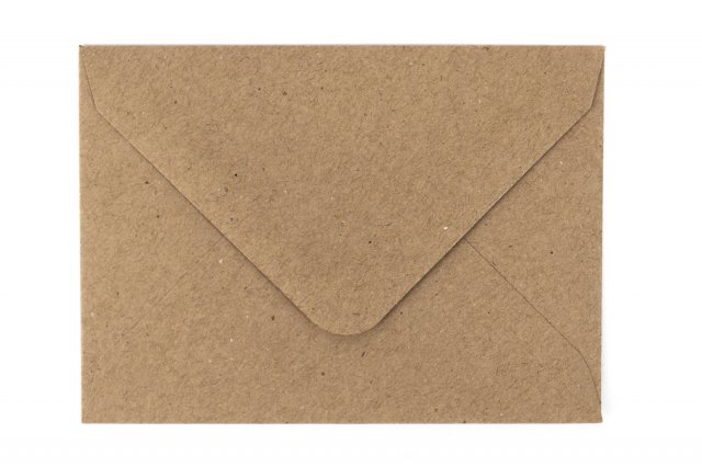 Enveloppes 62x94mm, papier kraft