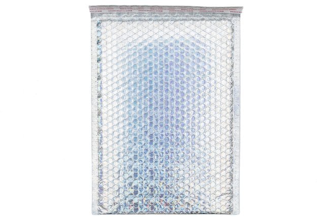 Enveloppes DIN C4 matelassées, effet argenté brillant