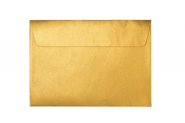 Enveloppes DIN B6 autocollantes, dorées