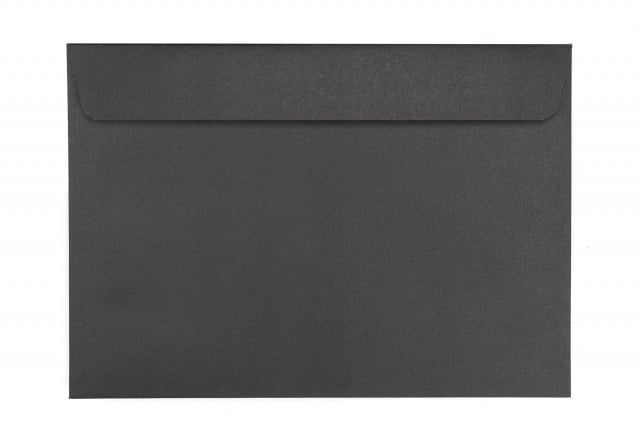 Enveloppes DIN C5 autocollantes, impression noire