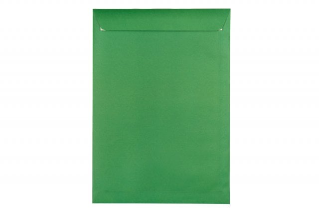 Enveloppes DIN C4 adhésives, impression verte