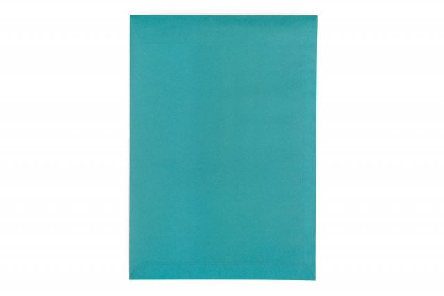 Enveloppes DIN C4 adhésives, impression turquoise