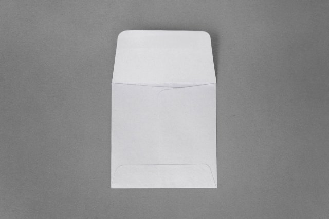 Enveloppes carrées 60 x 60 mm, blanches