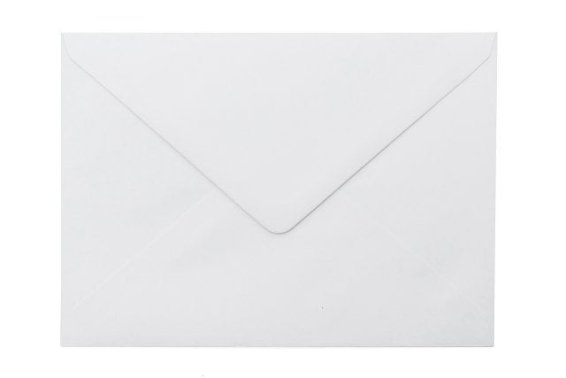 Enveloppes 133 x 184 mm (5 x 7 pouces), blanches