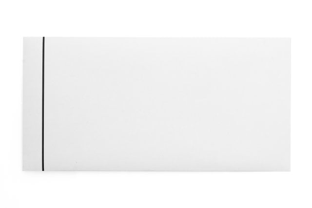 Enveloppes DIN Long adhésives, avec bande de deuil