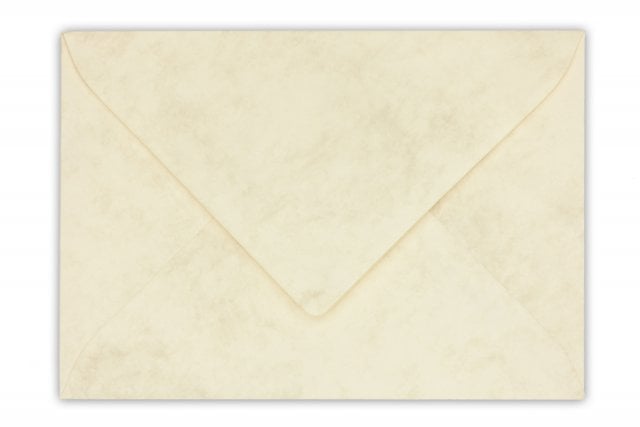 Enveloppes DIN C6, crème marbrée