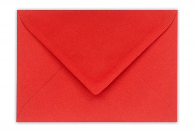 Enveloppes DIN C6, Rouge