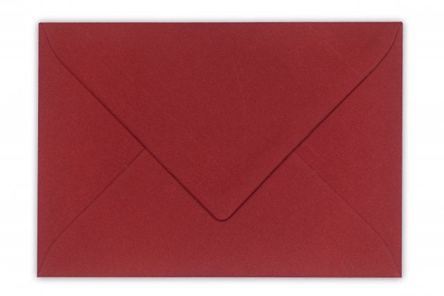 Enveloppes DIN C6, rouge foncé