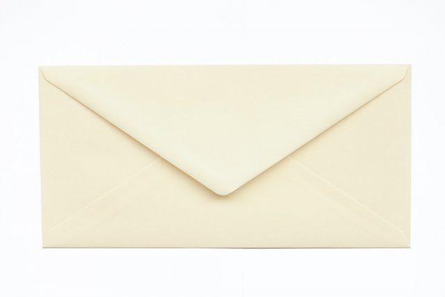 Enveloppes DIN long, Crème