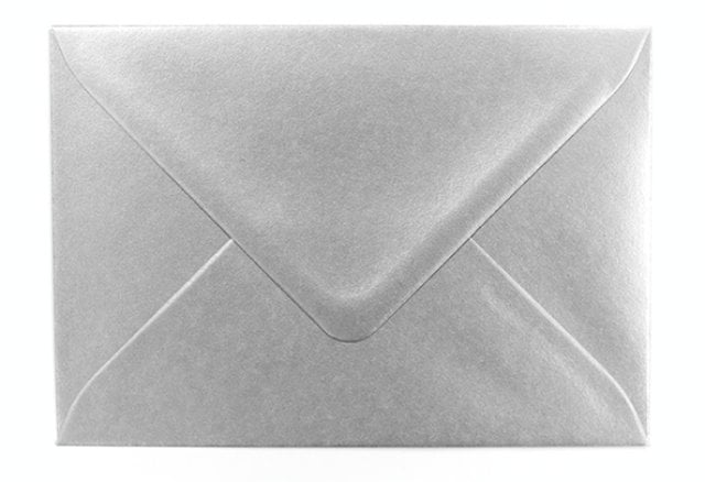 Enveloppes DIN C6, argent