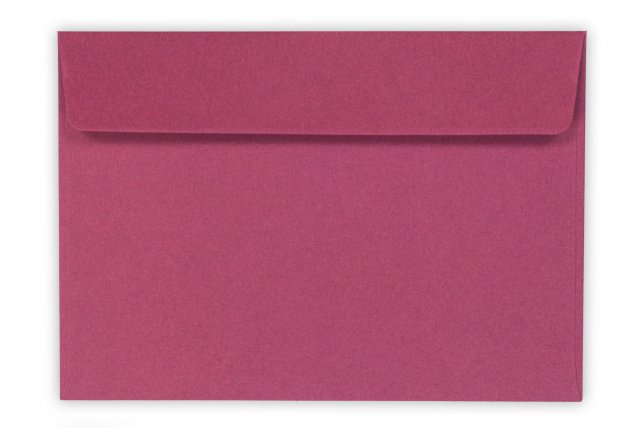 Enveloppes DIN C6 autocollantes, framboise