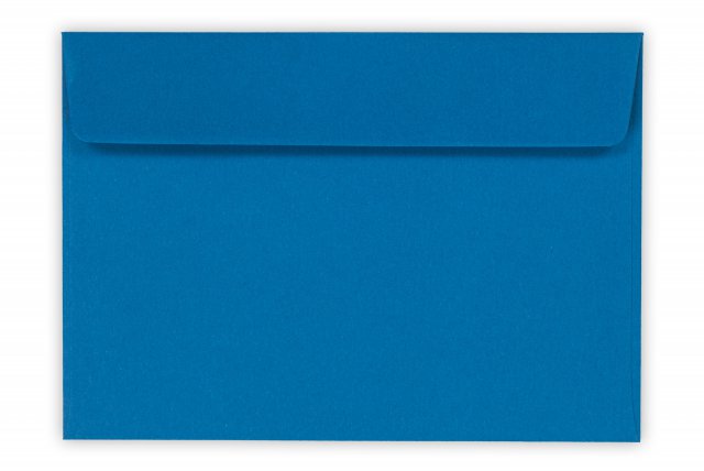 Enveloppes DIN C6 autocollantes, bleu roi