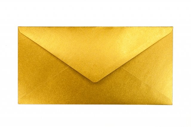 Enveloppes DIN long, Or