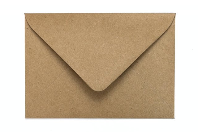 Enveloppes DIN C6, papier kraft