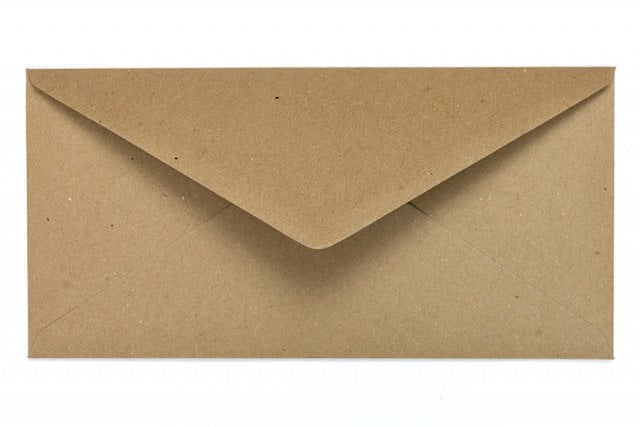 Enveloppes DIN long, papier kraft