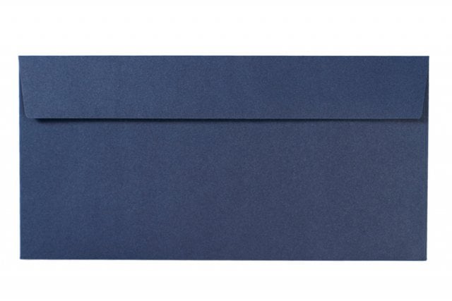Enveloppes DIN Longues autocollantes, bleu foncé