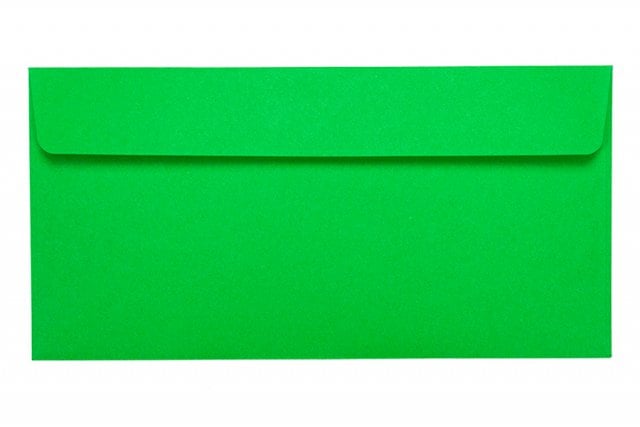 Enveloppes DIN Longues autocollantes, Vert