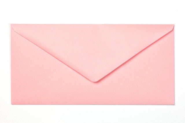 Enveloppes DIN long, Rose
