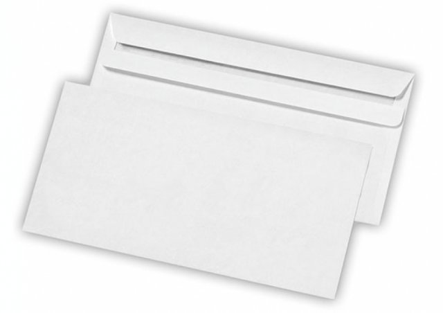Enveloppes DIN long, Blanc