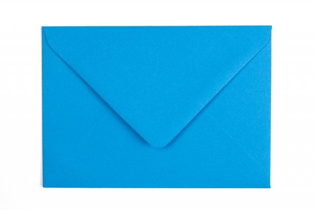 Enveloppes DIN C6, Bleu