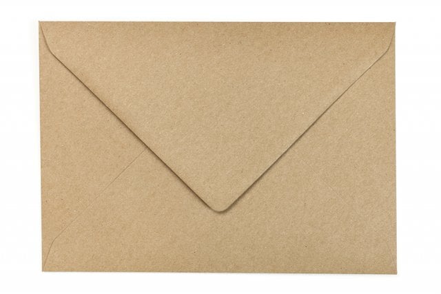 enveloppes DIN C5, papier kraft