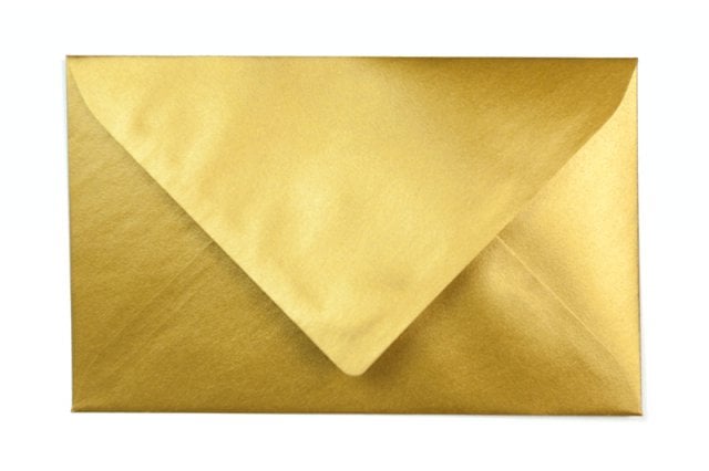 Enveloppes format spécial, or