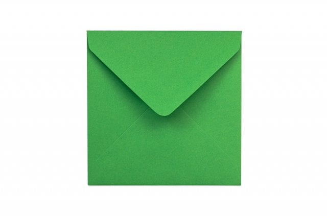 Enveloppes Carré 130x130 mm, Vert