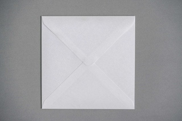 Enveloppes Carré 155x155 mm, Nacré