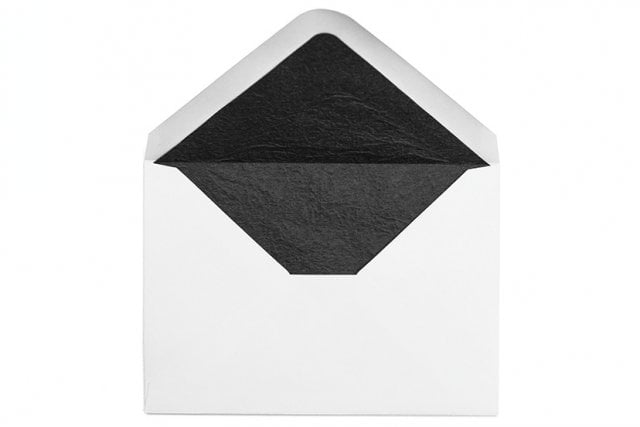 Enveloppes DIN C6, enveloppes de deuil