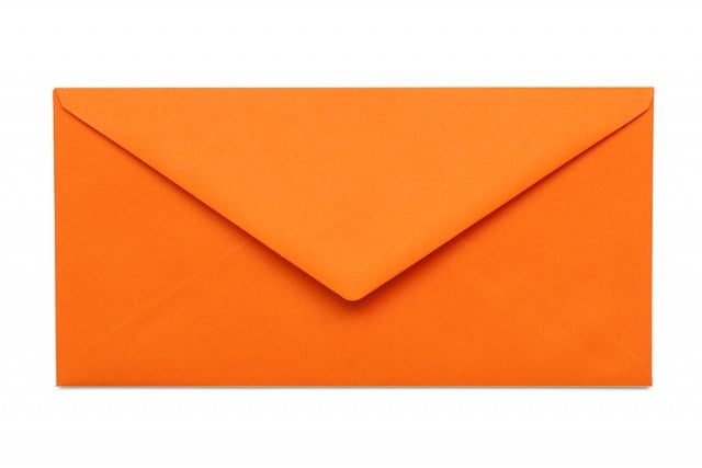 Enveloppes DIN long, Orange