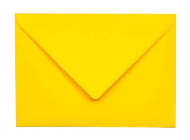 Enveloppes DIN C5, jaune-orange