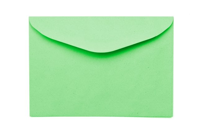 Enveloppes DIN C6, recyclées vertes