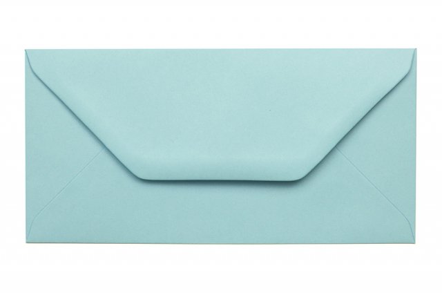 Enveloppes DIN long, bleu pastel