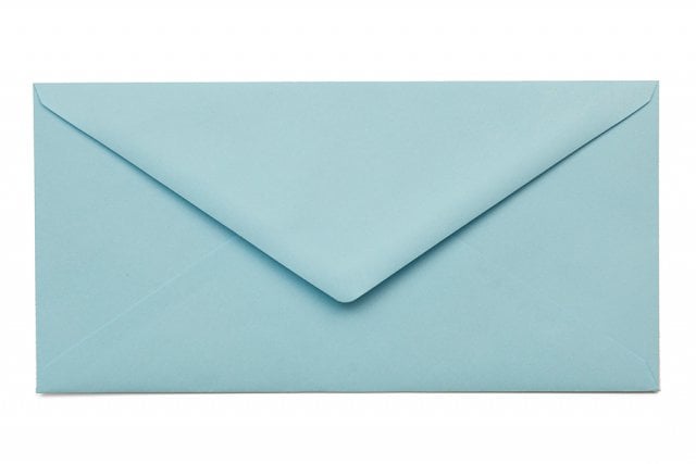 Enveloppes DIN long, Bleu clair