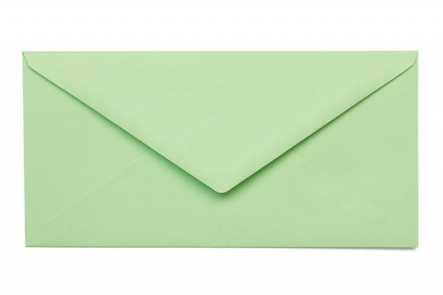 Enveloppes DIN long, Vert menthe