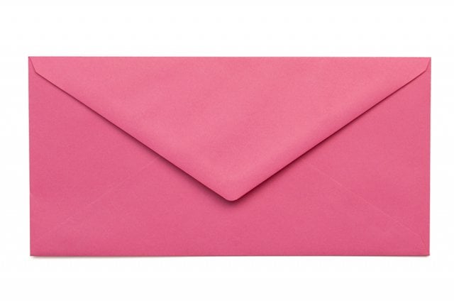 Enveloppes DIN long, Rose