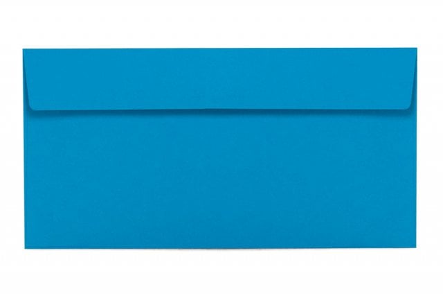 Enveloppes DIN Longues autocollantes, Bleu