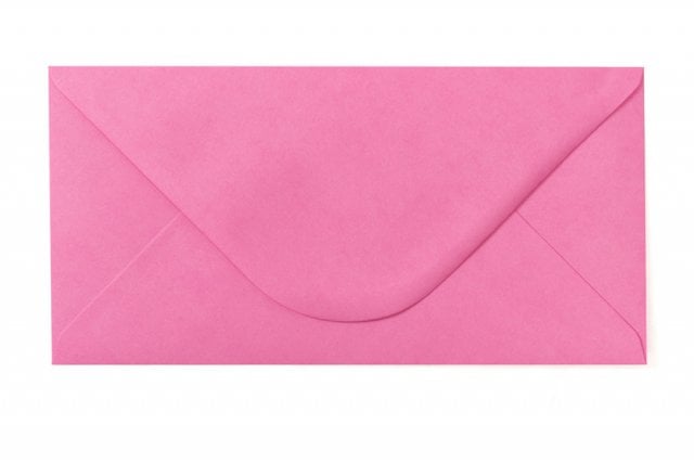 Enveloppes DIN long, rose intense