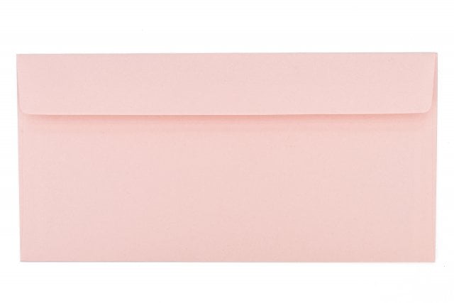 Enveloppes DIN long adhésives, rose pâle