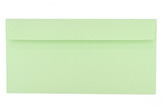 Enveloppes DIN long adhésives, vert clair