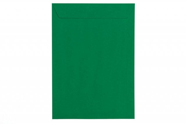 Enveloppes DIN C4 adhésives, vert foncé