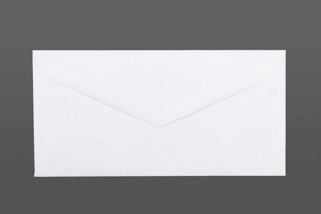 Enveloppes DIN long, Blanc