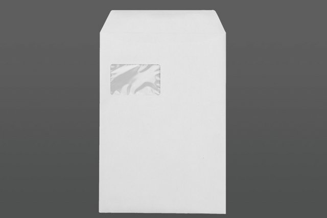 Enveloppes DIN C4, blanches avec fenêtre