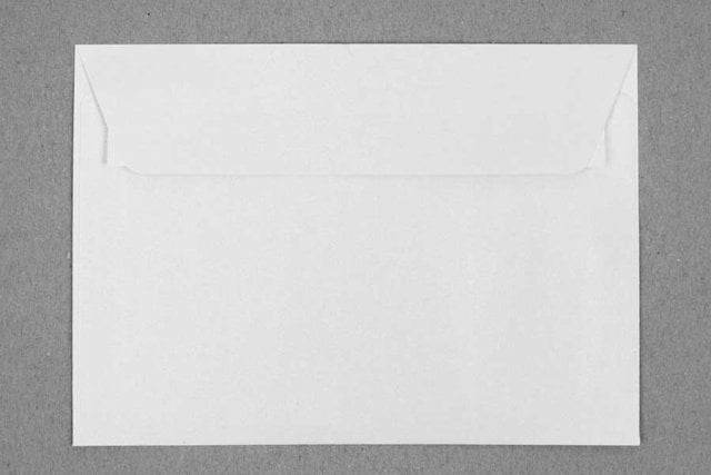 Enveloppes DIN C6 autocollantes, blanc nacré