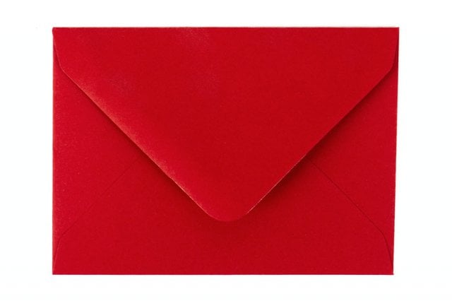 Enveloppes DIN C7, rouge foncé