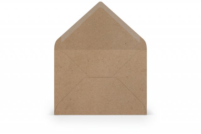 Enveloppes DIN B6, papier kraft